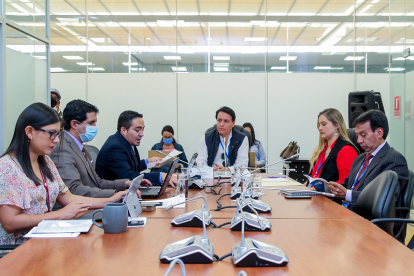 Investigación. Los exlegisladores Villavicencio y Cordero conocieron en caso Flopec, en la Comisión de Fiscalización.