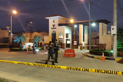 Frente a una ciudadela de Daule ocurrió el asesinato