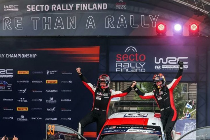 Elfyn Evans (GR Yaris  Rally1 HYBRID) ganó en 3 tramos.