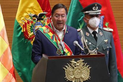 El presidente boliviano, Luis Arce, en una foto de archivo