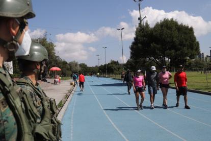 Según los datos oficiales, unas 100 mil personas usan este espacio deportivo en el norte de Quito.