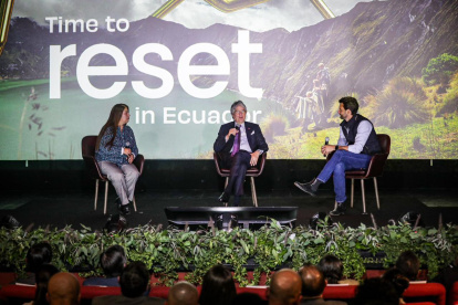 lanzamiento de la campaña turística "#TimeToReset in Ecuador", que promocionará la imagen del país para captar el interés de viajeros internacionales.
