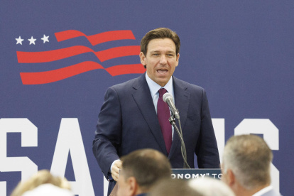 Ron DeSantis, gobernador de Florida, en una fotografía de archivo.