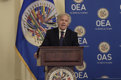 El secretario general de la Organización de los Estados Americanos (OEA), Luis Almagro, en una fotografía de archivo.