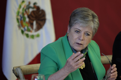 Imagen de archivo de la canciller de México, Alicia Bárcena.