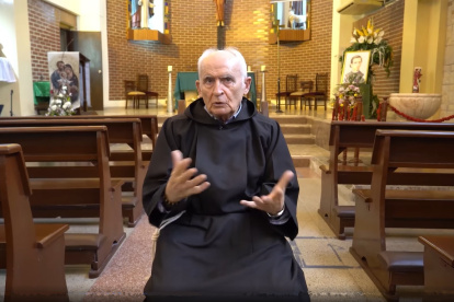 Presencia. El padre Marcelino Armendáriz volvió a Guayaquil en 2020, en su tercera etapa en esta ciudad.