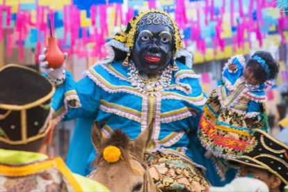 Festejo. Así se vivió el año pasado la gran fiesta a la Virgen de La Merced.