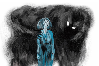 Referencial.- Una gráfica del miedo que genera la inseguridad.