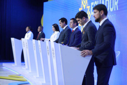 Los candidatos presidenciales se sometieron al debate electoral obligatorio.