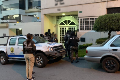 Diligencia. En mayo pasado fue allanado el domicilio de Merizalde.