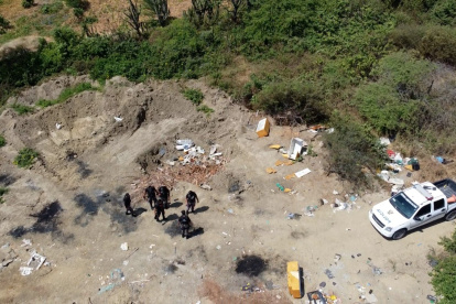 Las labores para encontrar la cabeza del occiso se efectuaron de manera preferencial por las áreas aledañas en donde se descubrió la otra parte del cuerpo