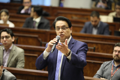 Fernando Villavicencio presidió la Comisión de Fiscalización y Control Político de la Asamblea Nacional.