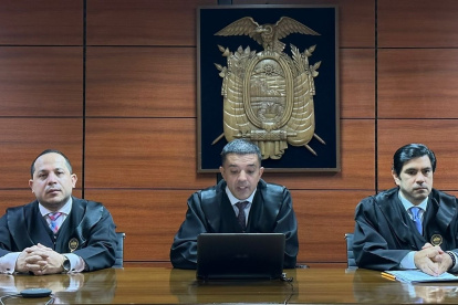 El tribunal de la Corte Nacional de Justicia ratifica prisión preventiva para Peter Calo