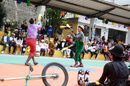Actividades. Una de las clausuras de estos vacacionales incluyó teatro y actos circenses.