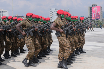 Imagen de Archivo. Sodados etíopes participan en un desfile militar en Adís Abeba.