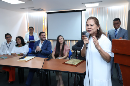 Vilma Torres fue posesionada este 17 de agosto como presidenta de la Asamblea local ciudadana de Guayaquil.