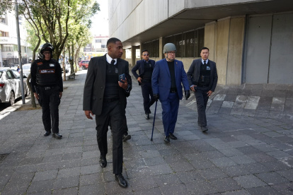 Versión. El exasambleísta Ricardo Vanegas acudió a la Fiscalía a dar una versión en un caso denunciado por Fernando Villavicencio.