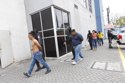 Los detenidos fueron llevados hasta el Cuartel Modelo