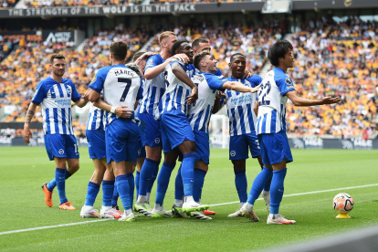 Pervis Estupiñán marcó el segundo gol, en la goleada que el Brighton le propinó al Wolverhampton