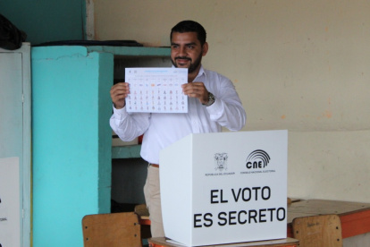 Hijo de Rider Sánchez votó