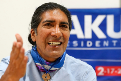 El presidenciable no llegó a la capital como se tenía previsto.