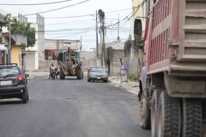 Asfaltado. Tres bloques de la cooperativa 5 de Junio fueron asfaltados.