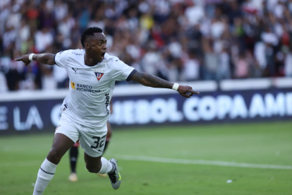 Renato Ibarra en el partido de este jueves.