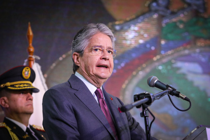 El presidente de la República, Guillermo Lasso.