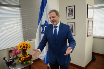 Diplomático. Zeev Harel concluye la misión diplomática en Ecuador como embajador de Israel.