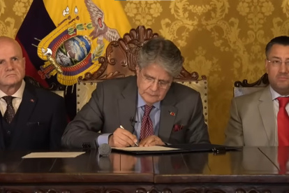 El 10 de agosto, un día después del asesinato de Fernando Villavicencio, el presidente Lasso decretó el estado de excpeción.