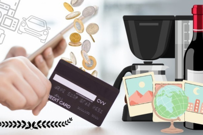 Referencial.- Una gráfica del uso de las tarjetas para ganar millas.