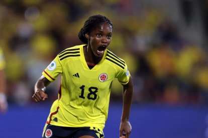 La jugadora Linda Caicedo fue una de las estrellas de Colombia durante la copa del mundo.