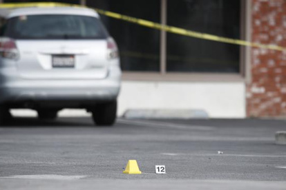 Escena de un tiroteo en Estados Unidos.