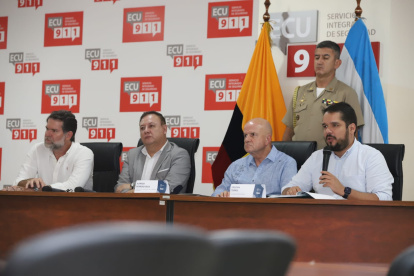 Rueda de prensa del ECU 911