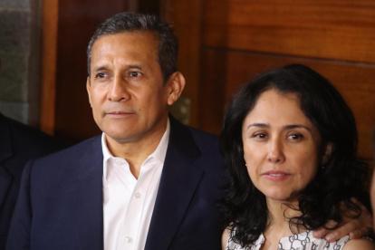 El expresidente peruano Ollanta Humala y su esposa, Nadine Heredia, en una fotografía de archivo.