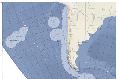 Ese gráfico fue rechazado por Argentina mediante una nota diplomática.