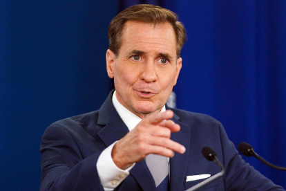 El portavoz del Consejo de Seguridad de la Casa Blanca, John Kirby, en una fotografía de archivo.