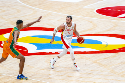 Rudy Fernández se encuentra disputando su quinto Mundial con la selección española.