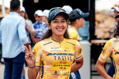 Miryam Núñez cumple con su segunda temporada en el Massi Tactic español.