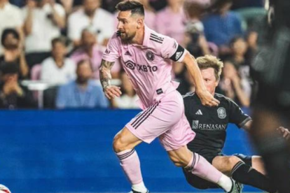 Lionel Messi fue titular en el primer partido de la MLS que disputó con el Inter de Miami ante el Nashville.