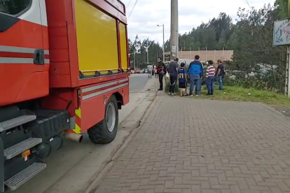 Los moradores del sector quedaron atemorizados tras el estruendo