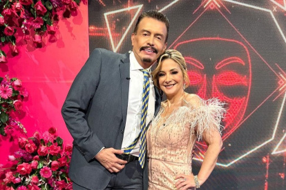 Reynaldo Vásquez con Marián Sabaté.