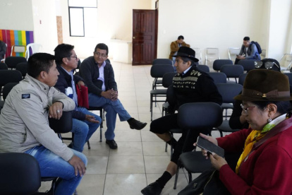 La cita de Pachakutik contó con poca concurrencia. El movimiento espera recomponerse para las elecciones de 2025.