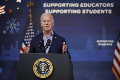 El president Joe Biden presentó un programa para el pago de la deuda.