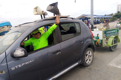 Servicio. Jorge Sánchez Puré, en uno de sus habituales recorridos.