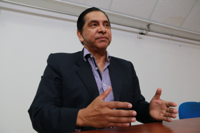 El expresidente Lucio Gutiérrez, quien busca una curul en la Asamblea.