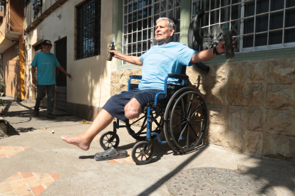 Fernando Santistevan espera una prótesis que se ha demorado.