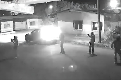 Ataque. El grupo agresor ejecutó varios disparos la noche del sábado 2 de septiembre de 2023.