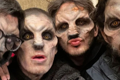 Morat para el videoclip de Feo.