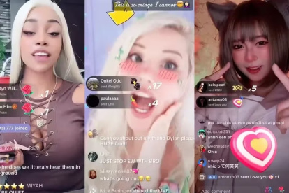 Las streamers Pinky Doll, Cherry Crush y Natuecoco